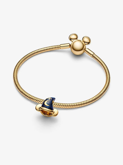 Charm Pandora Disney, Capello Apprendista Stregone 0.007 ct TW, Placcatura in Oro 14k 764207C01