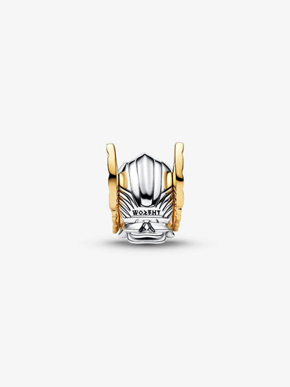 Charm Pandora Marvel, Avengers, Elmo di Thor Argento Sterling 925, Placcatura in Oro 14k