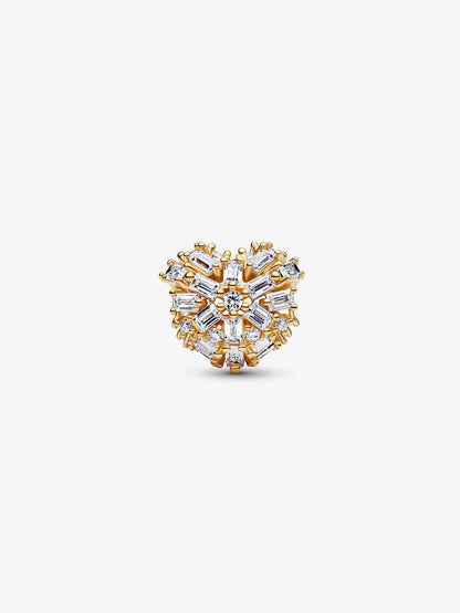Charm Pandora Cuore Raggi Luminosi Placcatura in Oro 14k 764240C01