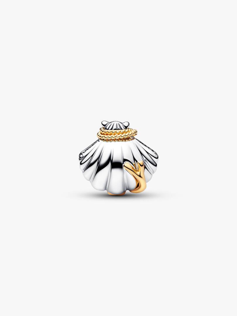 Charm Pandora Principesse Disney, La Sirenetta, Conchiglia di Ariel con diamante creato in laboratorio 764403C01