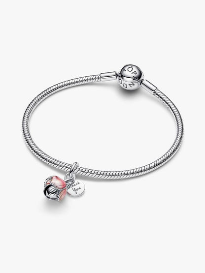 Charm Pandora Pendente Fiore "Thank you" 764453C01
