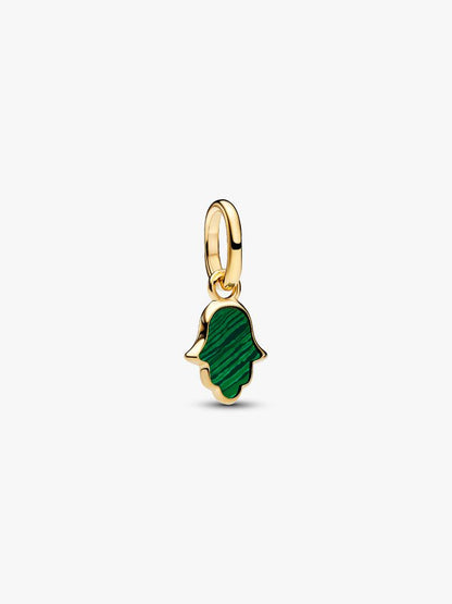 Charm Pandora Mini Pendente Mano di Fatima Verde Pandora ME 764612C01