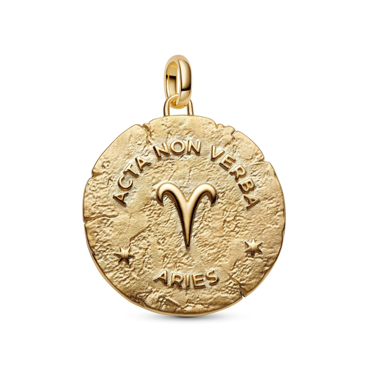 Charm Pandora Medallion XL Ariete "Acta Non Verba" - 764997C01