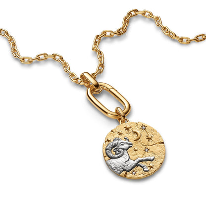 Charm Pandora Medallion XL Ariete "Acta Non Verba" - 764997C01