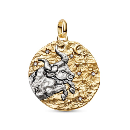 Charm Pandora Medallion XL Toro "Fortitudo Animi" - 764998C01