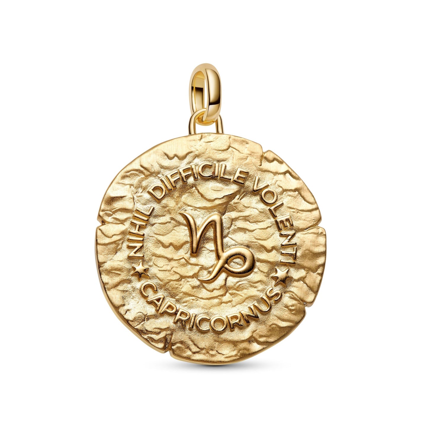 Charm Pandora Medallion XL Capricorno "Nihil Difficile Volenti" - 764999C01