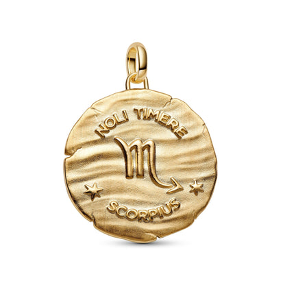 Charm Pandora Medallion XL Scorpione "Noli Timere" - 765003C01