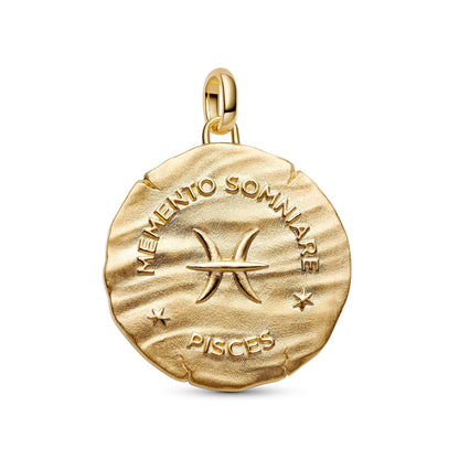 Charm Pandora Medallion XL Pesci "Memento Somniare" - 765005C01