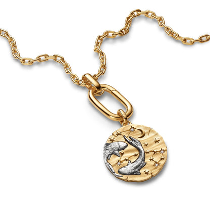 Charm Pandora Medallion XL Pesci "Memento Somniare" - 765005C01