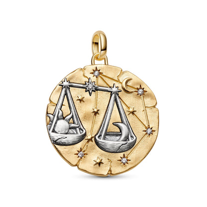 Charm Pandora Medallion XL Bilancia "Aequilibrium Animae" - 765006C01