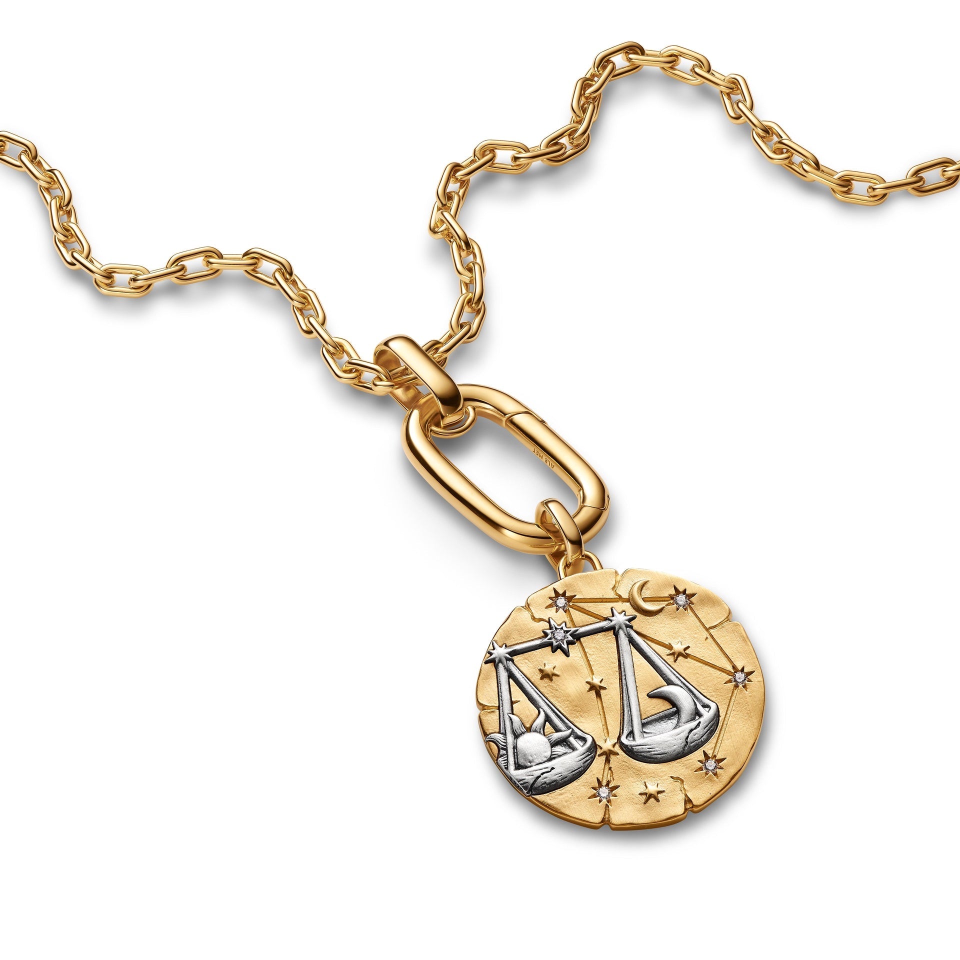 Charm Pandora Medallion XL Bilancia "Aequilibrium Animae" - 765006C01