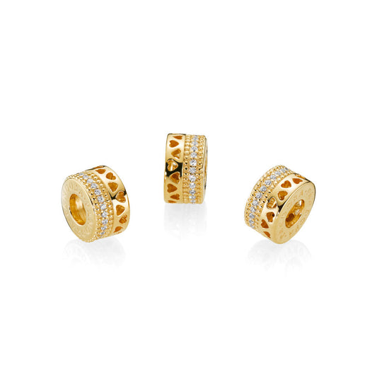 Distanziatore Cuori Pandora in Pandora Shine 767415CZ
