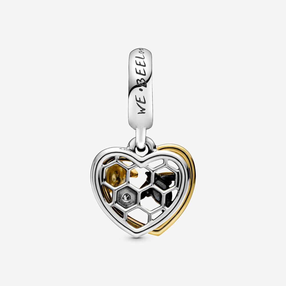 Charm Pandora Pendente Cuori e Api 768838C01