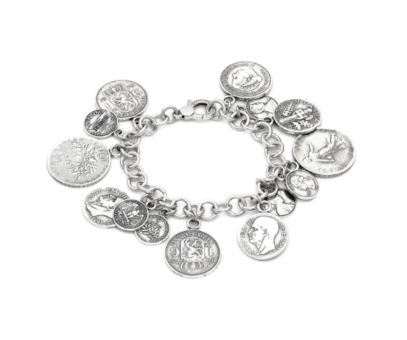Bracciale monete charms Giovanni Raspini 07150