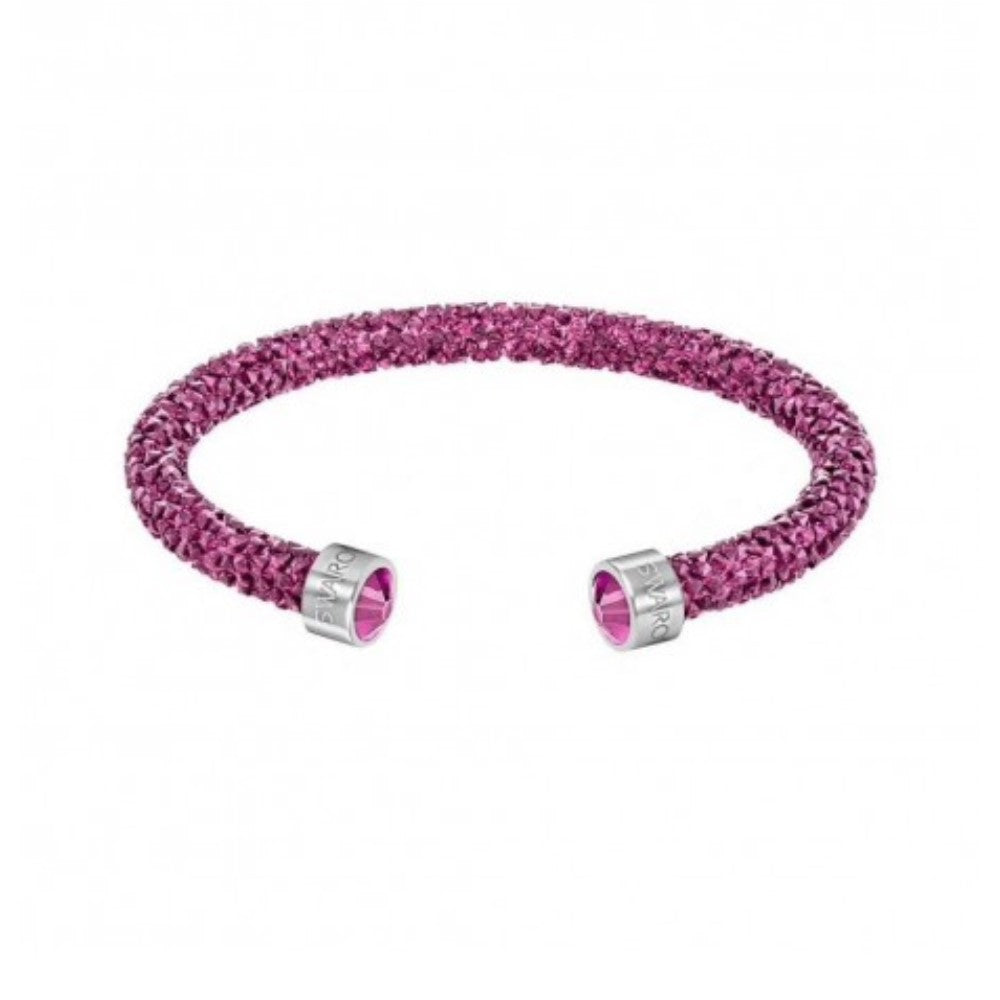 Swarovski Crystaldust Fuchsia Rigid Bracelet