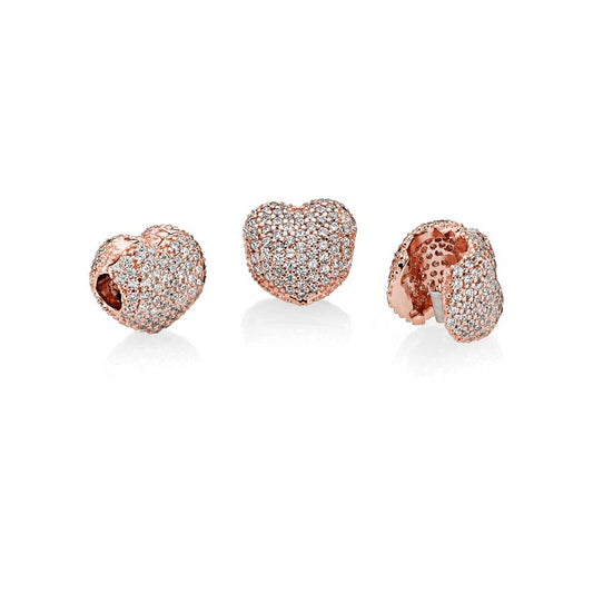 Clip Pandora Apri il mio cuore in pavé 781427cz