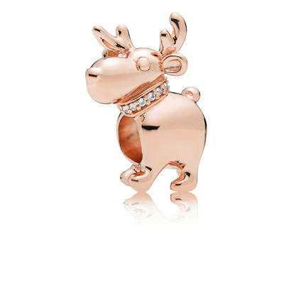 Pandora Charm Happy Reindeer 787514CZ