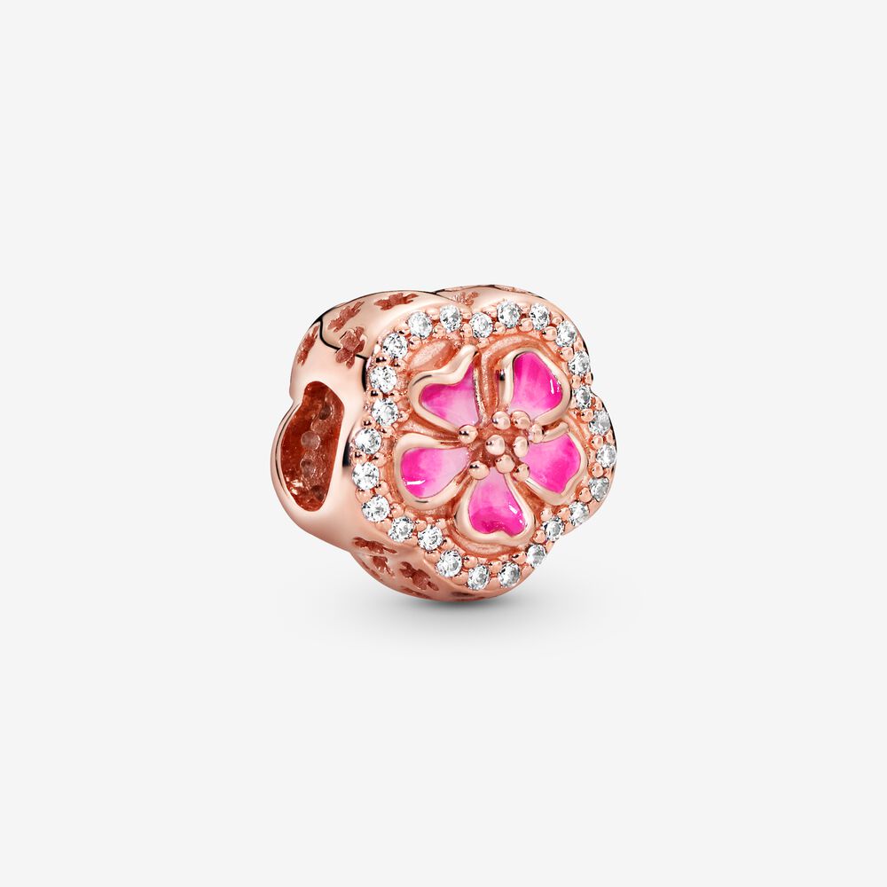 Charm Pandora Fiore di Pesco Scintillante 788079CZ