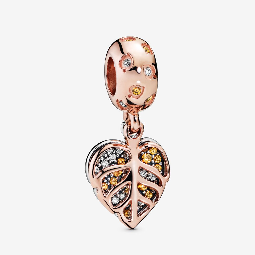 Charm Pendente Pandora Foglia Scintillante 788247CZ