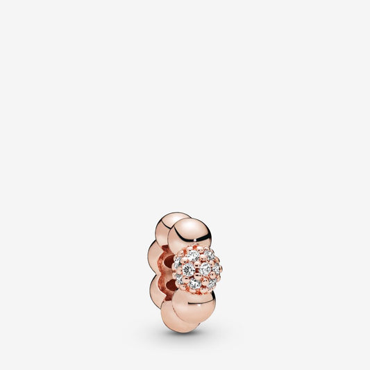Pandora Luminous Spheres and Rosé Pavé Spacer 788310CZ