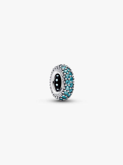 Charm Pandora Distanziatore Pietre Verde Acqua 791359C01