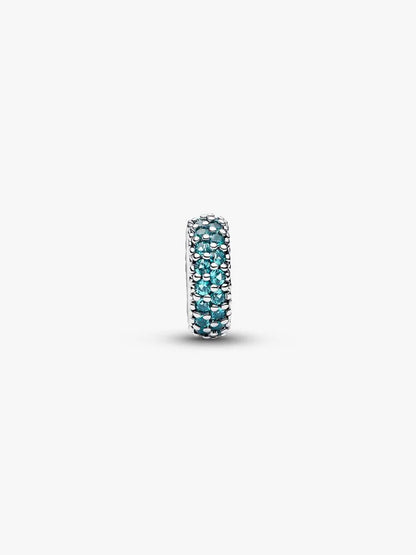 Charm Pandora Distanziatore Pietre Verde Acqua 791359C01