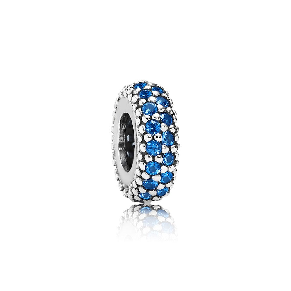Distanziatore Pandora Pavè Blu 791359NCB
