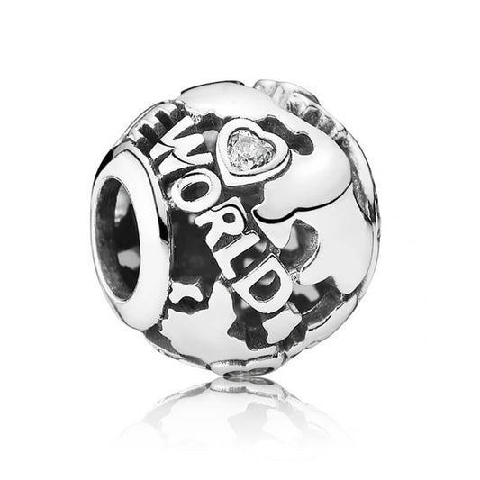 Pandora Openwork Around the World Charm 791718CZ