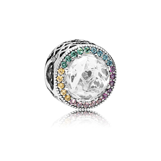 Pandora Rainbow Radiant Heart Charm 791725CZMX