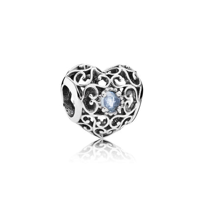 Pandora March Heart Charm 791784NAB