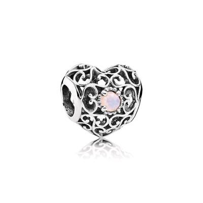 Pandora October Heart Charm 791784NOP