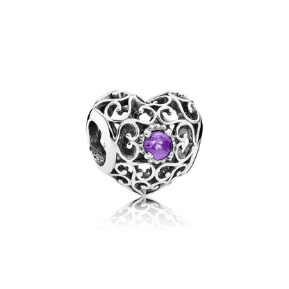 Charm Pandora Cuore Febbraio 791784sam