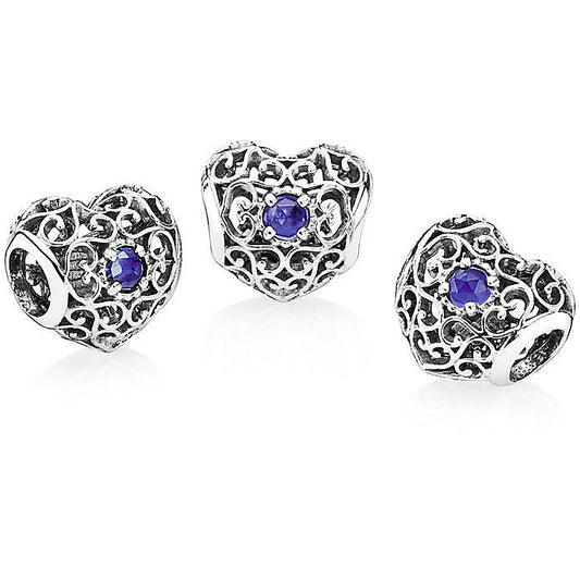 Pandora September Heart Charm 791784SSA