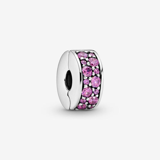Clip Pandora Eleganza luccicante viola 791817CFP