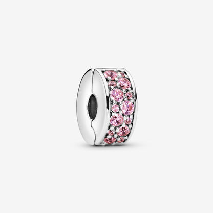 Clip Pandora Eleganza luccicante rosa 791817PCZ