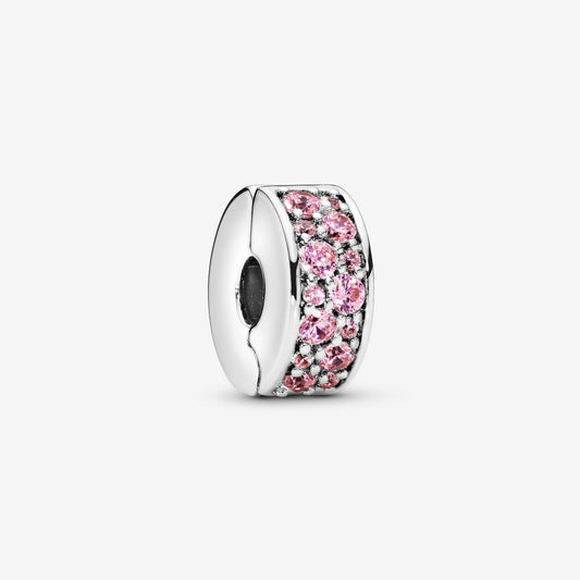 Clip Pandora Eleganza luccicante rosa 791817PCZ