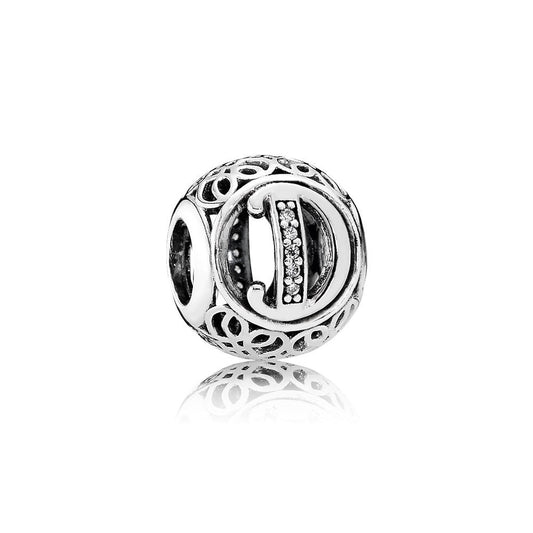 Pandora Charm Vintage Alphabet D 791848CZ