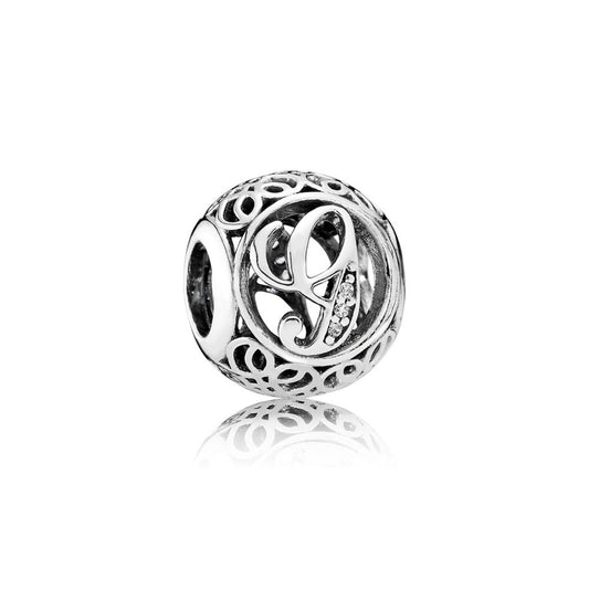 Charm Pandora Alfabeto Vintage G 791851cz