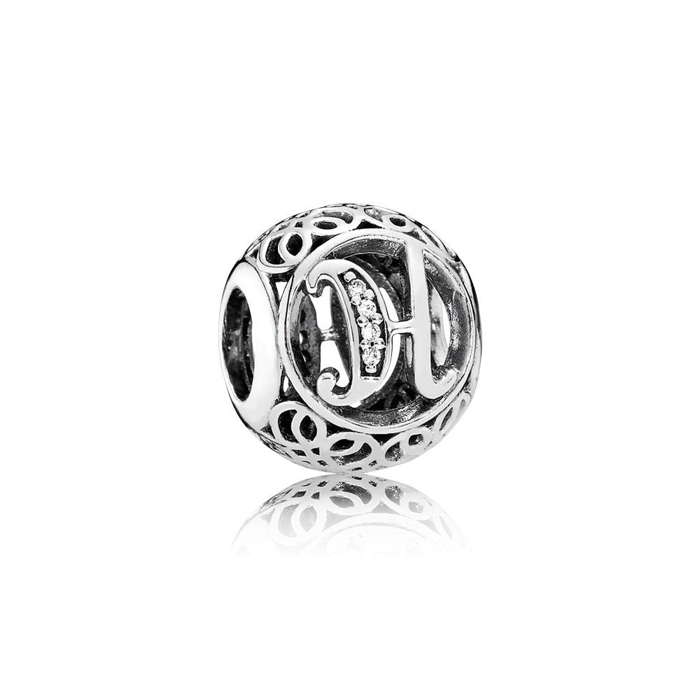 Charm Pandora Alfabeto Vintage H 791852cz