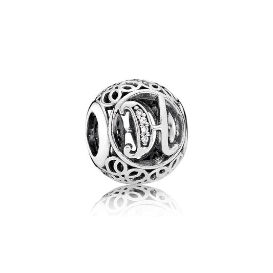 Charm Pandora Alfabeto Vintage H 791852cz