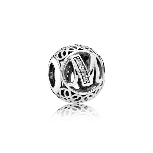 Charm Pandora Alfabeto Vintage M 791857cz