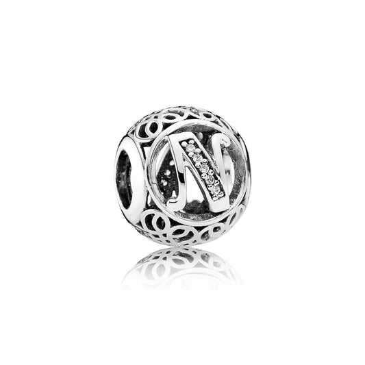 Charm Pandora Alfabeto Vintage N 791858cz