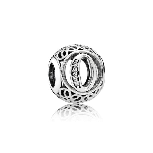 Charm Pandora Alfabeto Vintage O 791859CZ