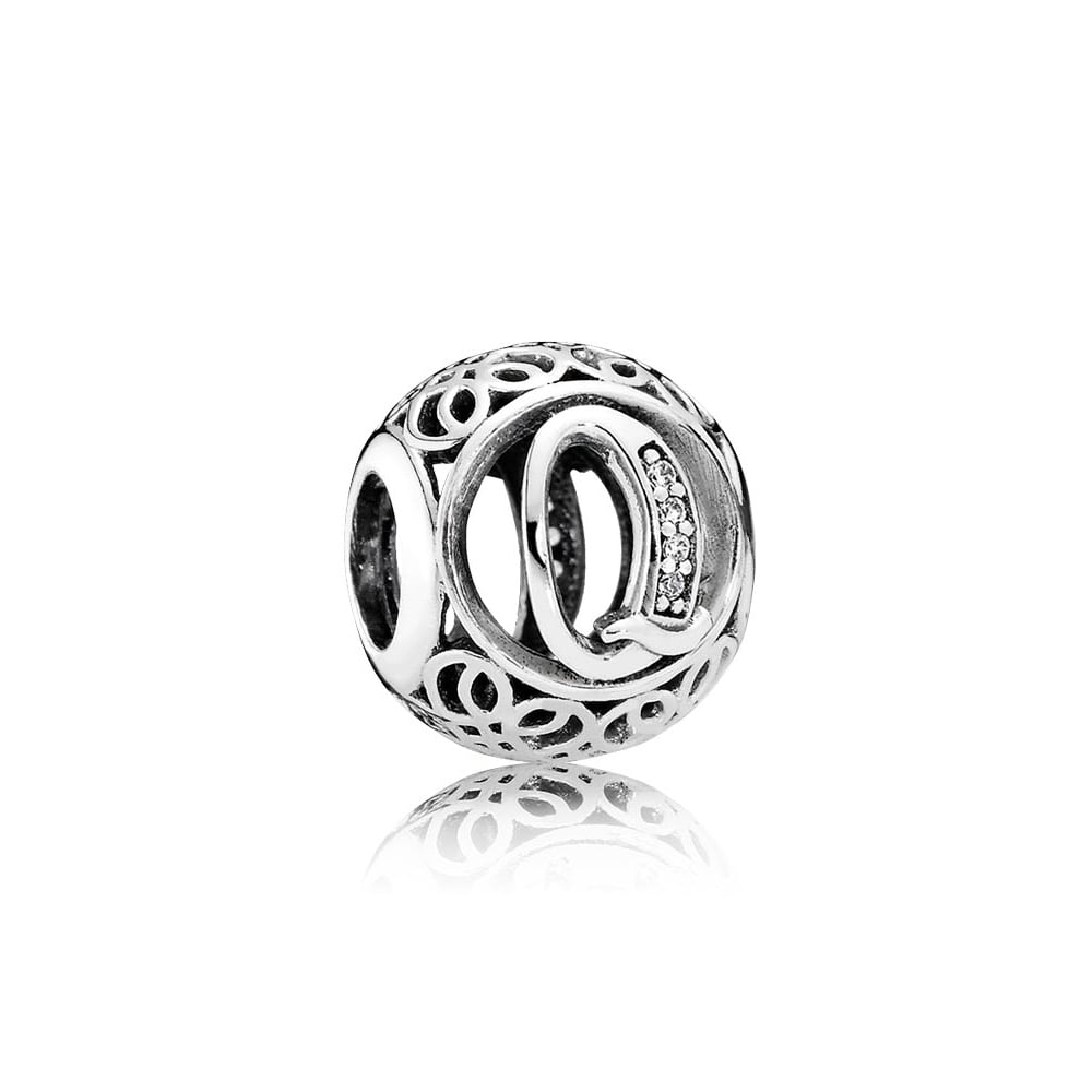 Charm Pandora Alfabeto Vintage Q 791861cz
