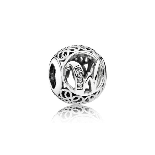Charm Pandora Alfabeto Vintage W 791867cz