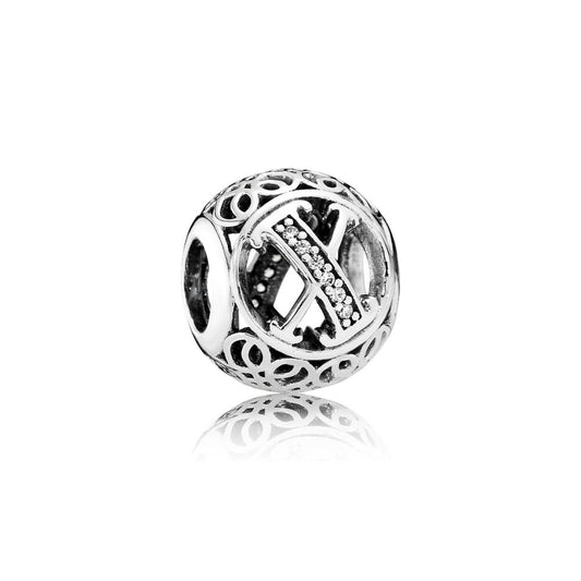 Charm Pandora Alfabeto Vintage X 791868cz