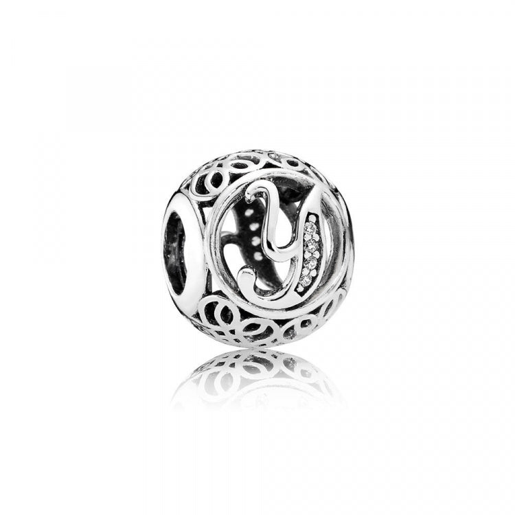 Charm Pandora Alfabeto Vintage Y 791869cz
