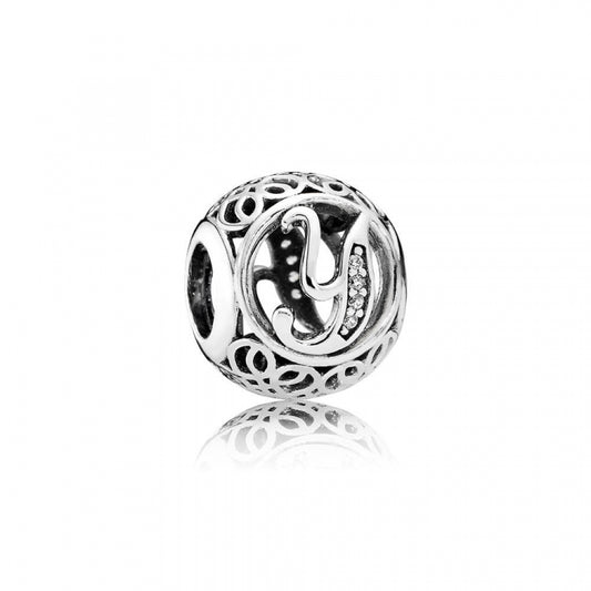 Charm Pandora Alfabeto Vintage Y 791869cz