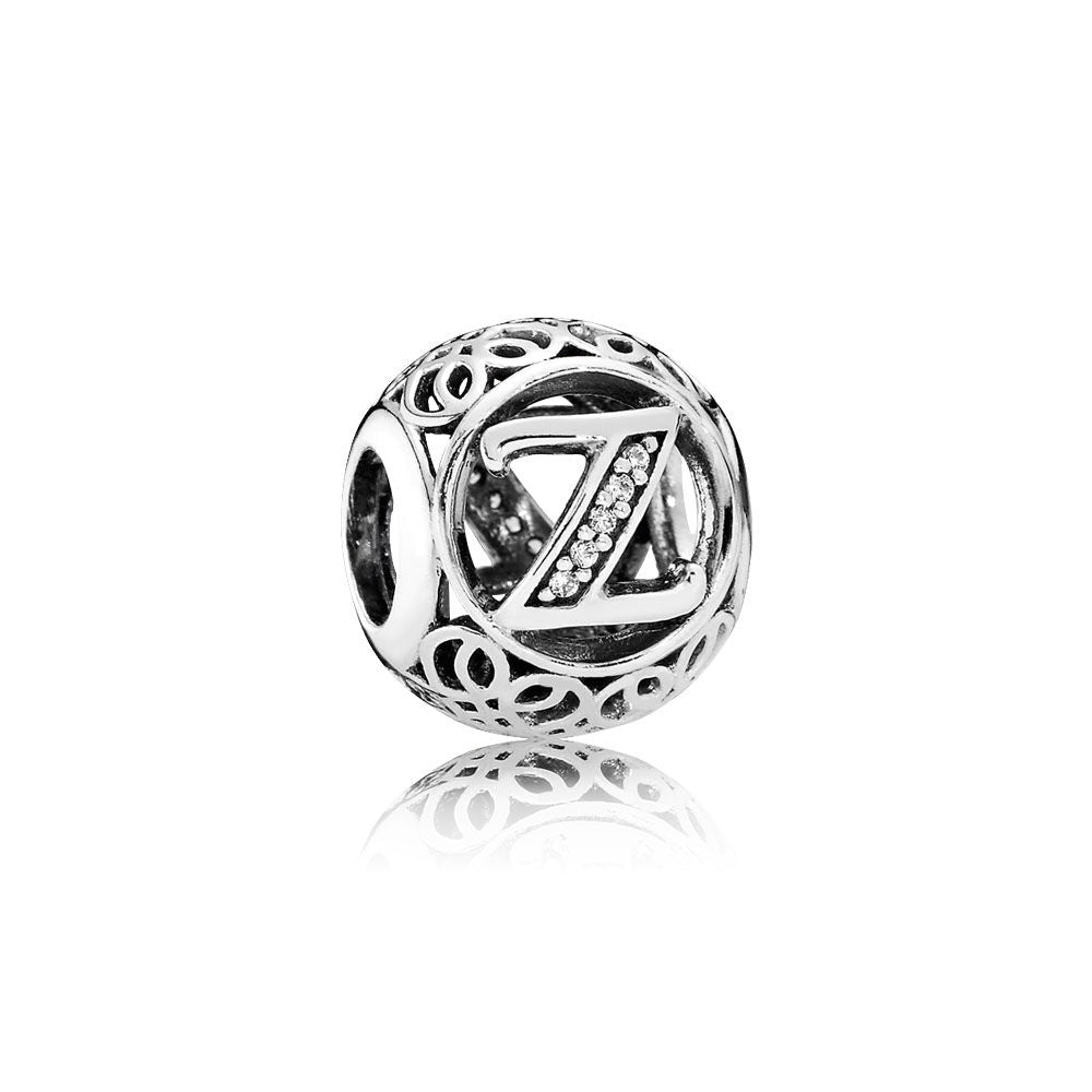 Charm Pandora Alfabeto Vintage Z 791870cz