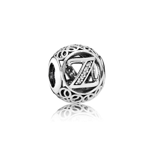 Charm Pandora Alfabeto Vintage Z 791870cz